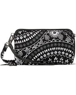 Vera Bradley Handbags Cotton All in One Crossbody Purse with RFID Protection