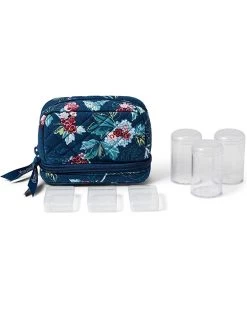 Vera Bradley Bag and Travel Accessories Cotton Deluxe Travel Pill Organizer