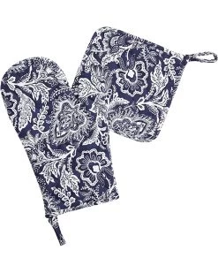 Vera Bradley Kitchen Cotton Pot Holder & Oven Mitt Set