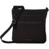 Vera Bradley Handbags Microfiber Triple Zip Hipster Crossbody Purse