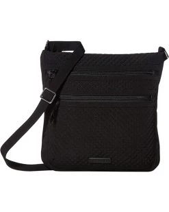 Vera Bradley Handbags Microfiber Triple Zip Hipster Crossbody Purse