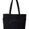 Vera Bradley Handbags Microfiber Deluxe Vera Tote Bag