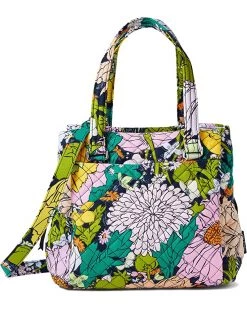 Vera Bradley Handbags Cotton Mini Multi-Compartment Crossbody Purse