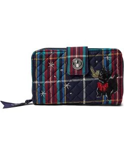 Vera Bradley Wallets Cotton Turnlock Wallet with RFID Protection -Vera Bradley Shop 814ioXS3DHL. AC SR736920
