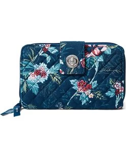 Vera Bradley Wallets Cotton Turnlock Wallet with RFID Protection -Vera Bradley Shop 819NEvpIykL. AC SR736920
