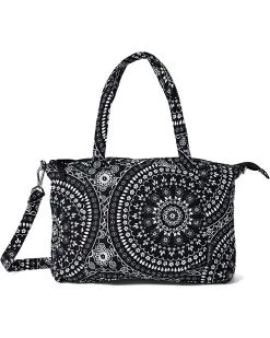 Vera Bradley Handbags Cotton Pleated Multi Strap Shoulder Satchel Purse