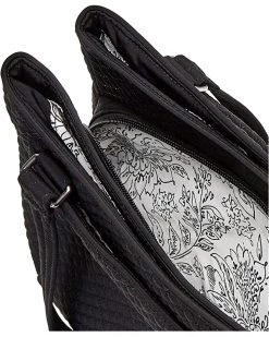 Vera Bradley Handbags Microfiber Multi-Compartment Shoulder Satchel Purse, Classic Black -Vera Bradley Shop 81Alza58ObL. AC SR736920