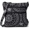 Vera Bradley Handbags Cotton Triple Zip Hipster Crossbody Purse