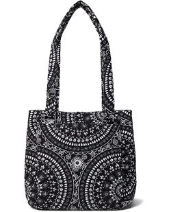 Vera Bradley Handbags Cotton Multi-Compartment Shoulder Satchel Purse