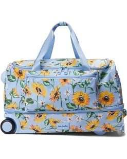 Vera Bradley Duffle Bags Recycled Lighten Up Reactive Foldable Rolling Duffel Luggage -Vera Bradley Shop 81Vf jh0rpL. AC SR736920