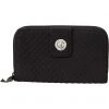 Vera Bradley Wallets Microfiber Turnlock Wallet with RFID Protection