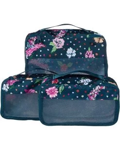 Vera Bradley Bag and Travel Accessories Recycled Lighten Up ReActive Packing Cube Set